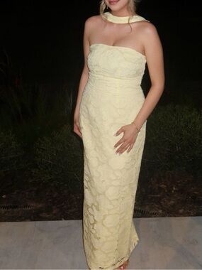 Fortunate One In Orbit Halter Maxi Dress